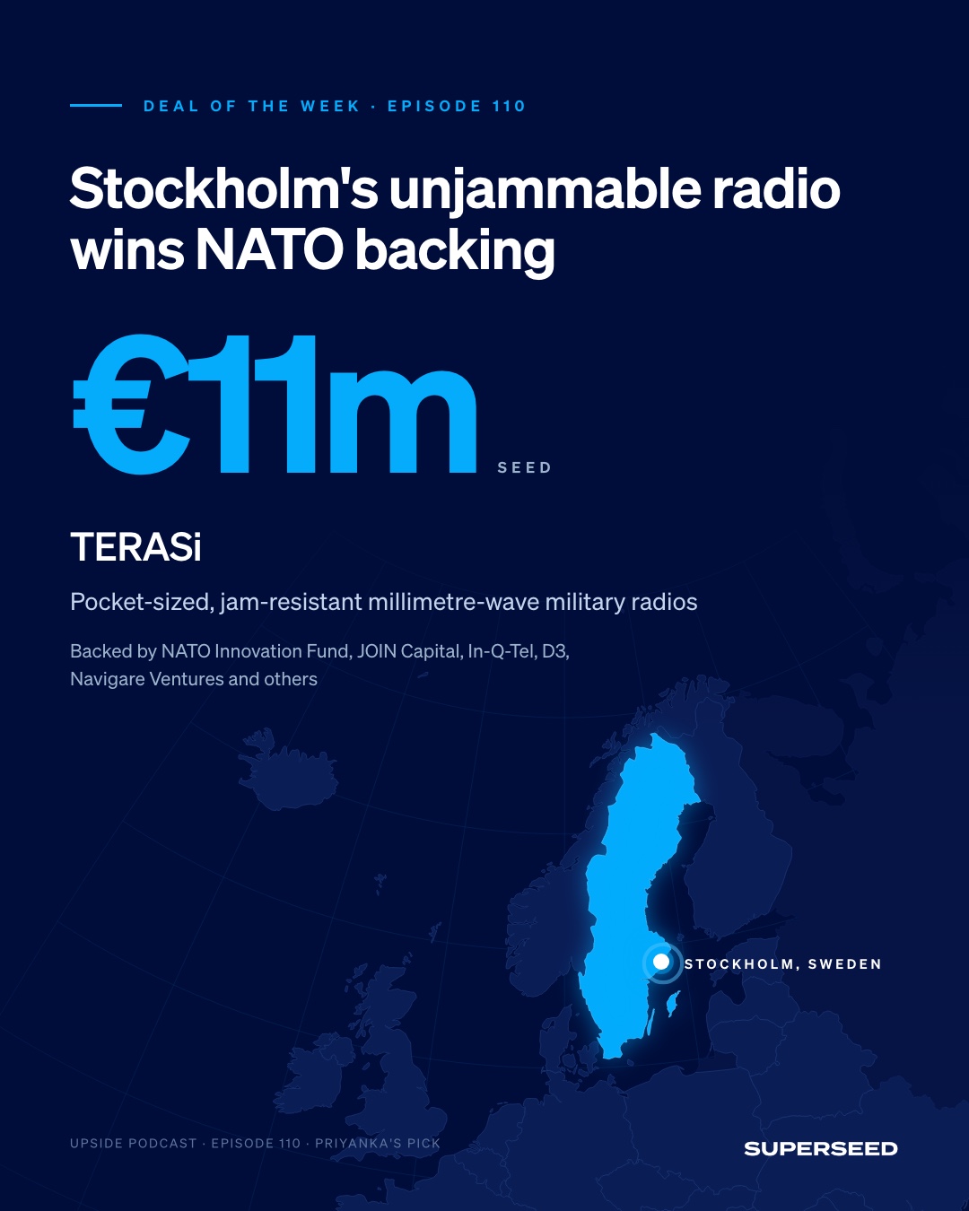 Deal of the Week, Upside episode 110: TERASi, €11m Seed